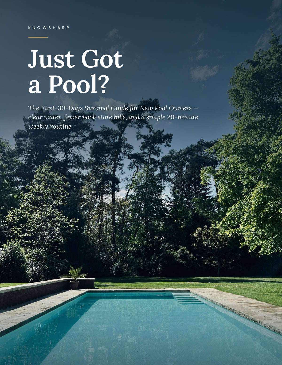 Just Got a Pool?